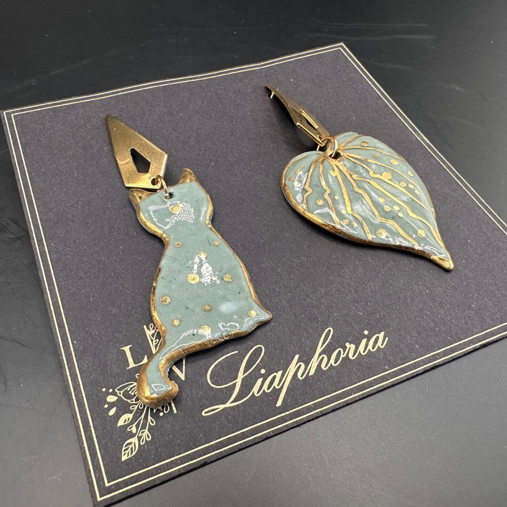 Handmade Luxury Ceramic Earrings – Unique, Lightweight, and Artistic Jewelry - Picture 8 of 10